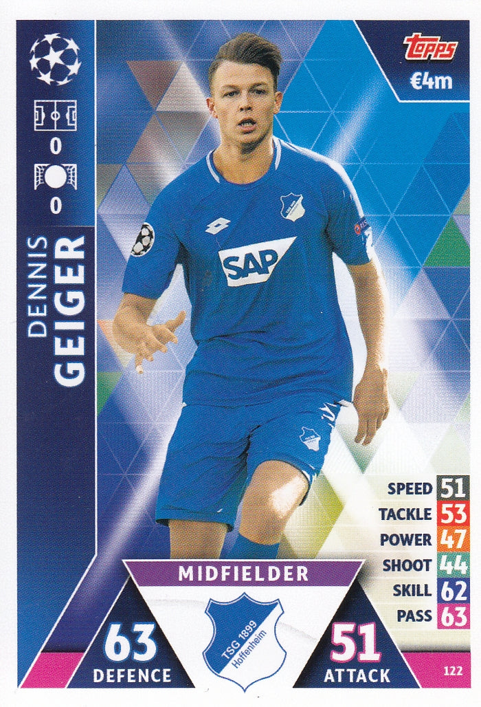 122. DENNIS GEIGER - TSG 1899 HOFFENHEIM