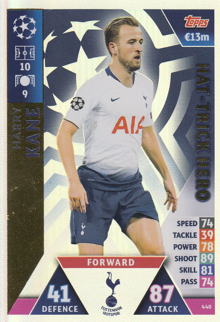 440. HARRY KANE - TOTTENHAM HOTSPUR - HAT-TRICK HERO
