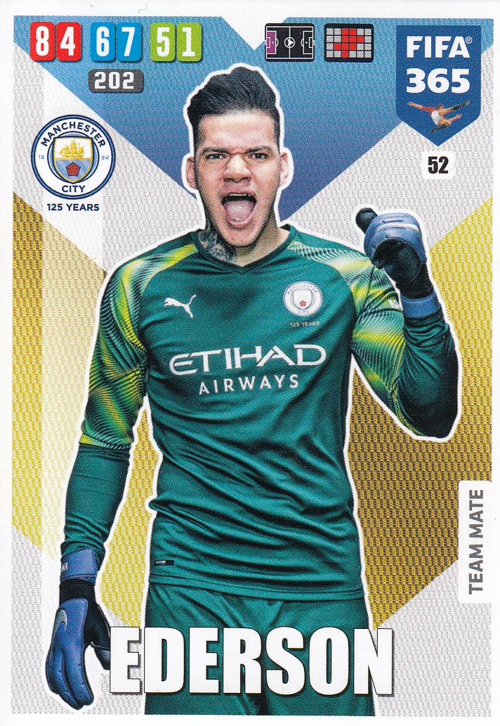 052. EDERSON - MANCHESTER CITY - TEAM MATE