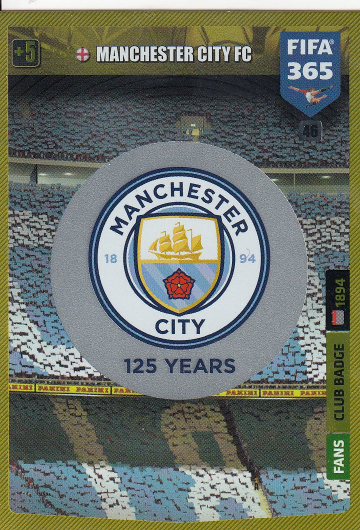 046. MANCHESTER CITY - FANS CLUB BADGE