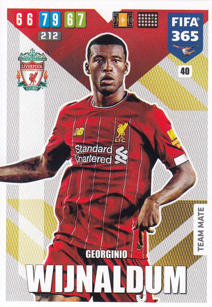 040. GEORGINIO WIJNALDUM - LIVERPOOL - TEAM MATE