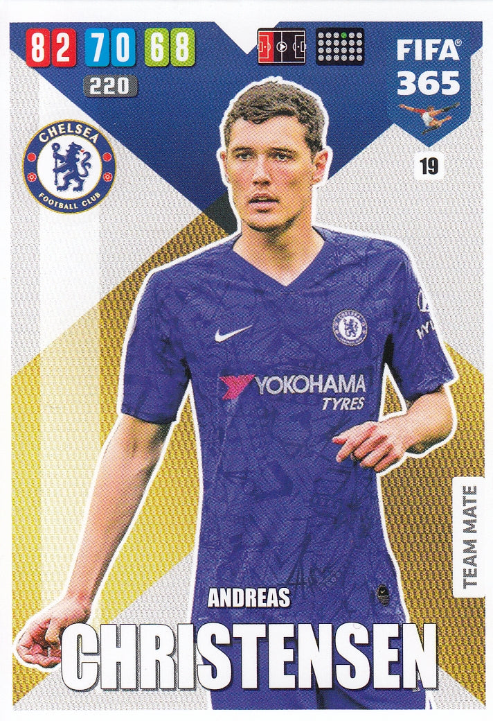 019. ANDREAS CHRISTENSEN - CHELSEA - TEAM MATE
