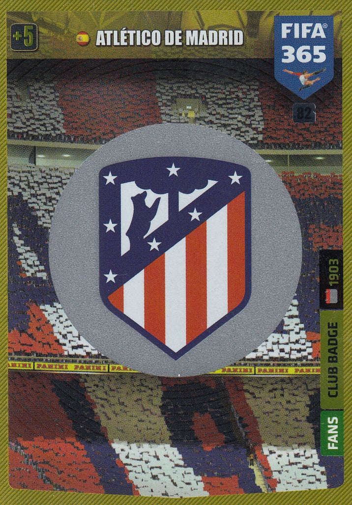 082. ATLETICO DE MADRID - FANS CLUB BADGE