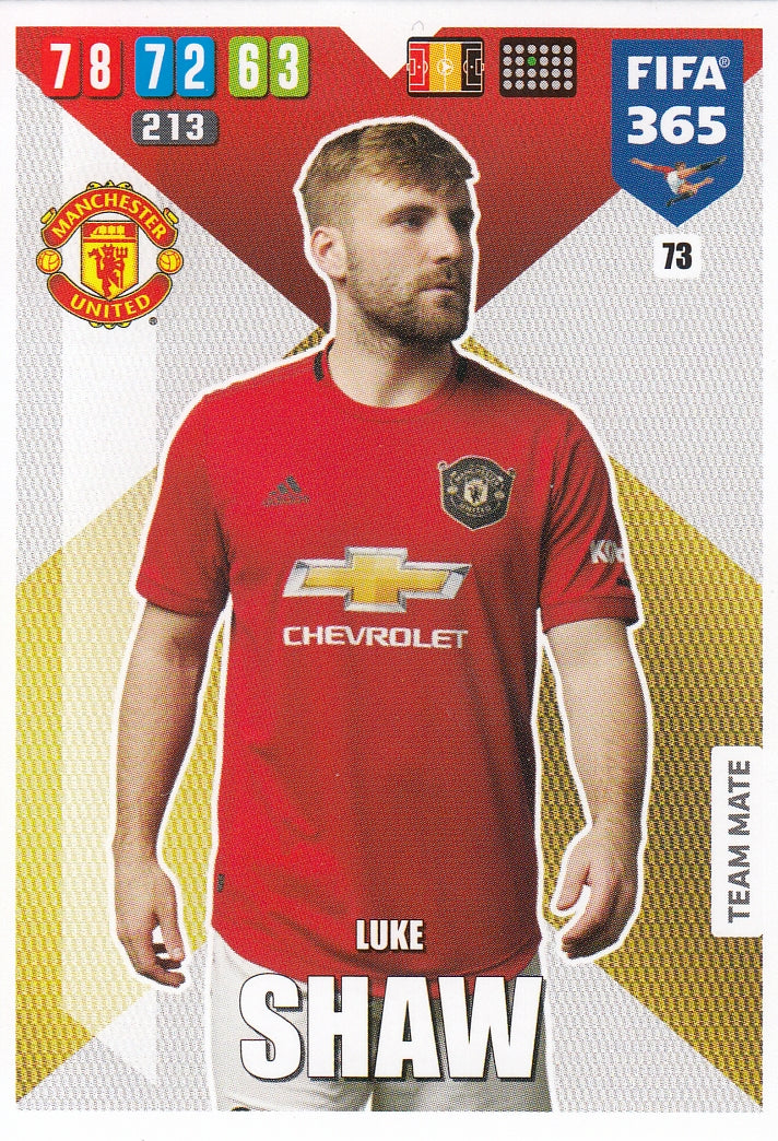 073. LUKE SHAW - MANCHESTER UNITED - TEAM MATE