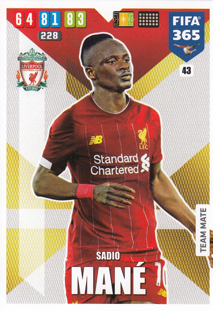 043. SADIO MANÉ - LIVERPOOL - TEAM MATE