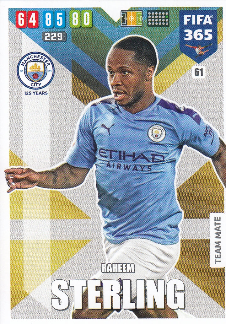 061. RAHEEM STERLING - MANCHESTER CITY - TEAM MATE