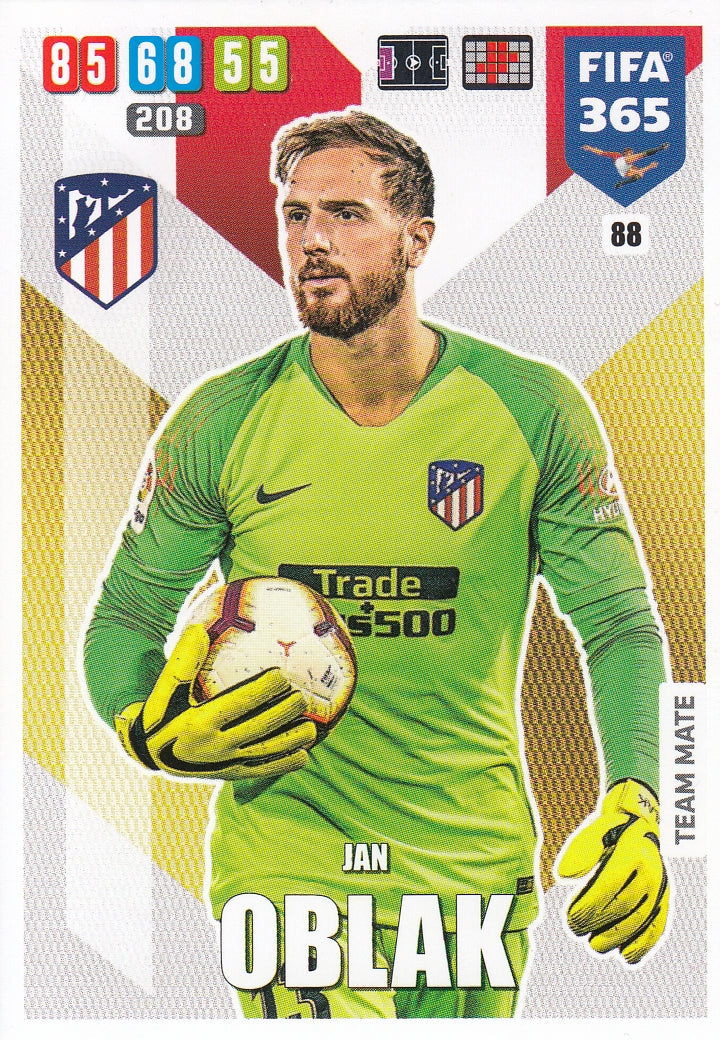 088. JAN OBLAK - ATLETICO DE MADRID - TEAM MATE