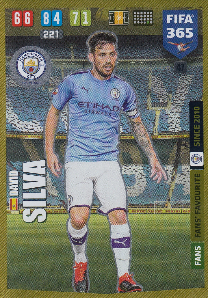 047. DAVID SILVA - MANCHESTER CITY - FANS FANS` FAVORITE