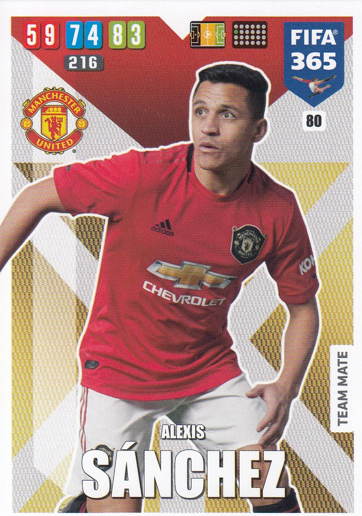 080. ALEXIS SANCHEZ - MANCHESTER UNITED - TEAM MATE