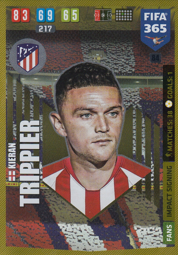 084. KIERAN TRIPPIER - ATLETICO MADRID - FANS IMPACT SIGNING