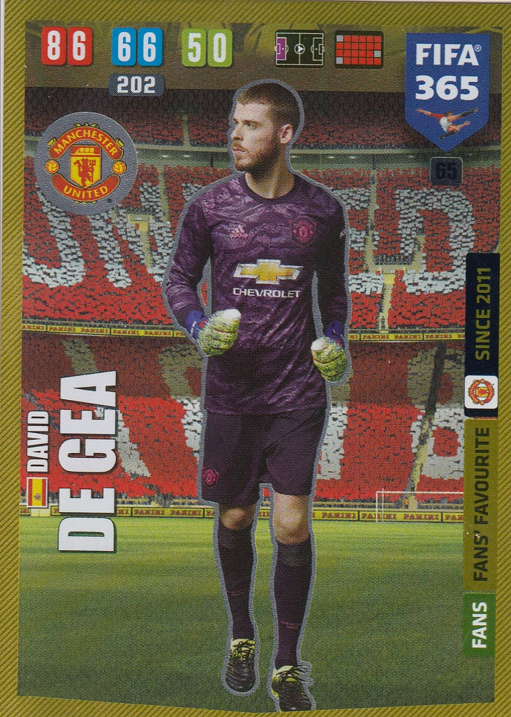065. DAVID DE GEA - MANCHESTER UNITED - FANS FANS’ FAVOURITE