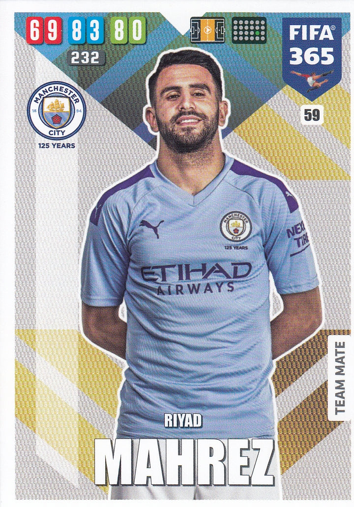 059. RIYAD MAHREZ - MANCHESTER CITY - TEAM MATE