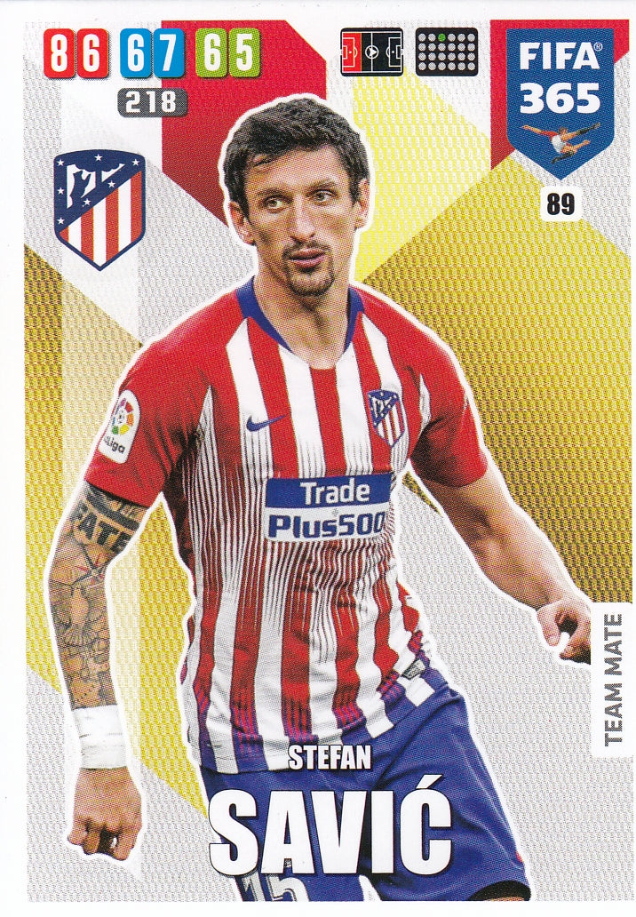 089. STEFAN SAVIC - ATLETICO DE MADRID - TEAM MATE