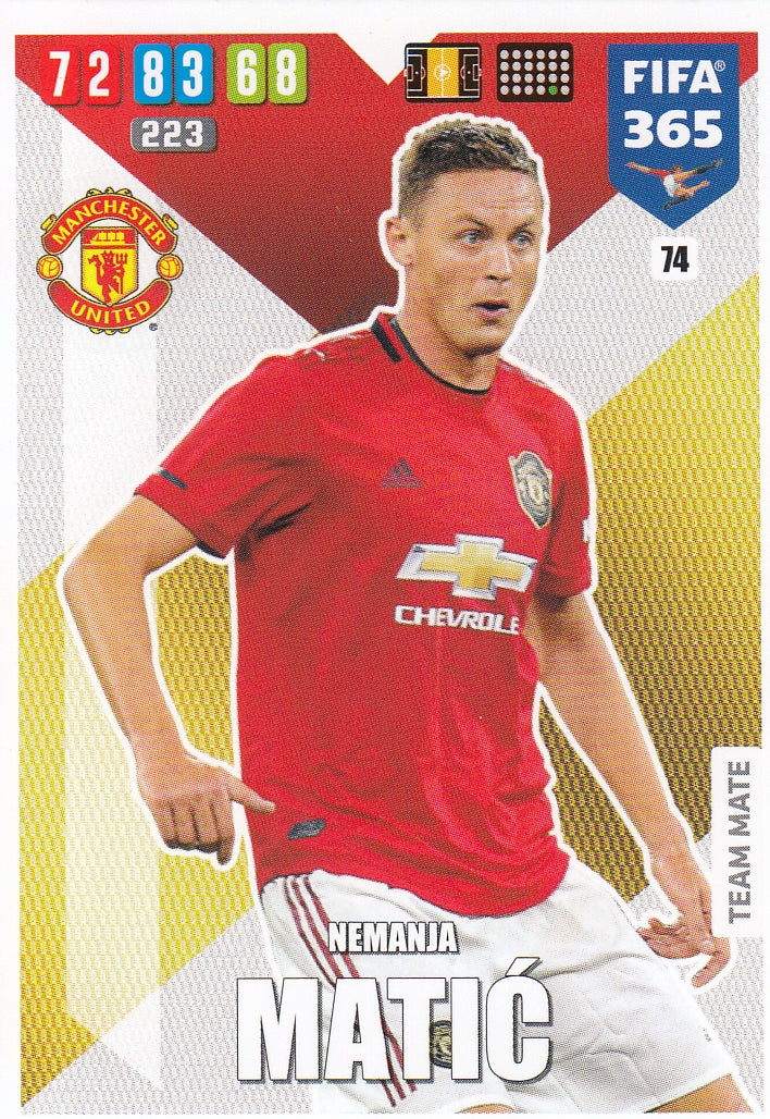 074. NEMANJA MATIC - MANCHESTER UNITED - TEAM MATE