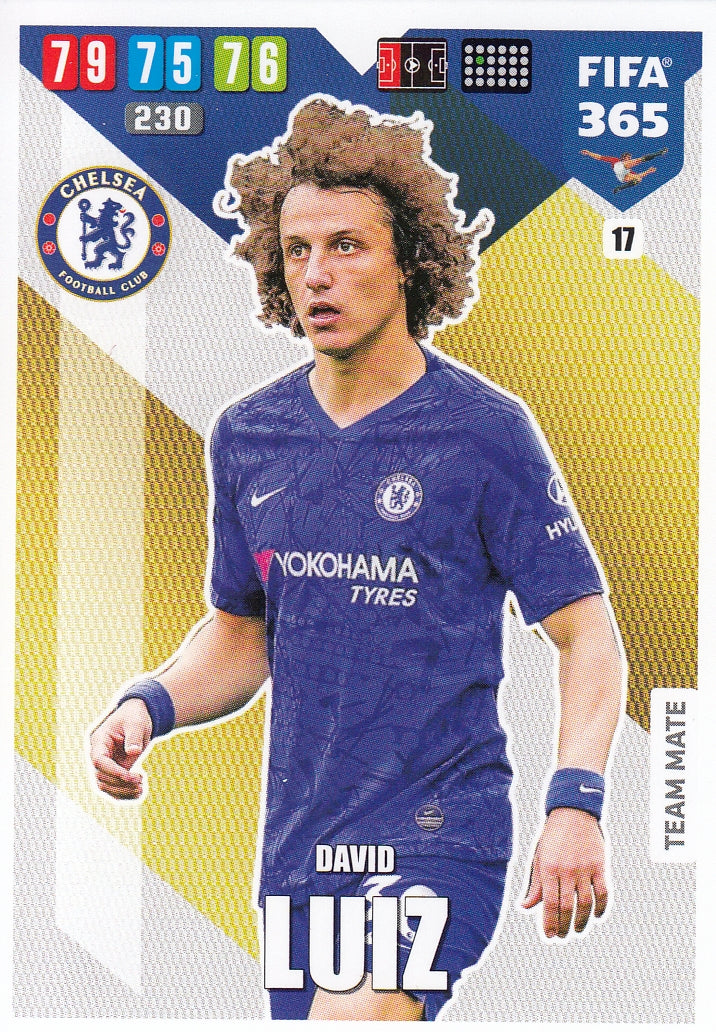 017. DAVID LUIZ - CHELSEA - TEAM MATE