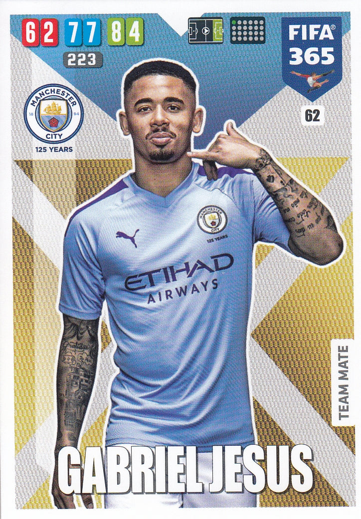 062. GABRIEL JESUS - MANCHESTER CITY - TEAM MATE
