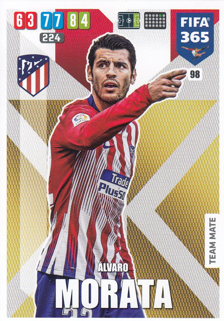 098. ALVARO MORATA - ATLETICO DE MADRID - TEAM MATE