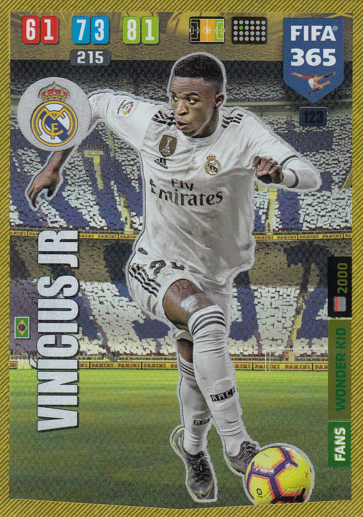 123. VINICIUS JR - REAL MADRID - FANS WONDER KID