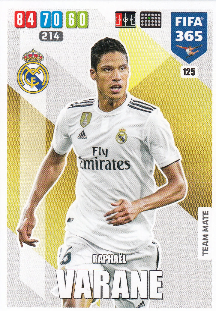 125. RAPHAËL VARANE - REAL MADRID - TEAM MATE