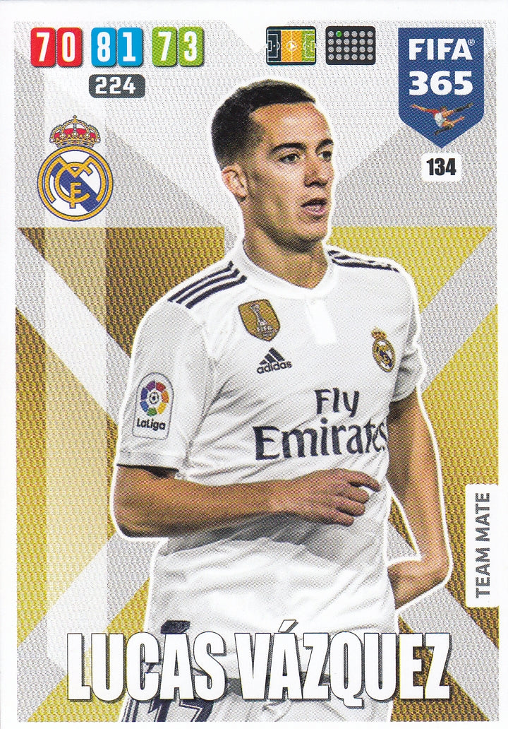 134. LUCAS VÁZQUEZ - REAL MADRID - TEAM MATE