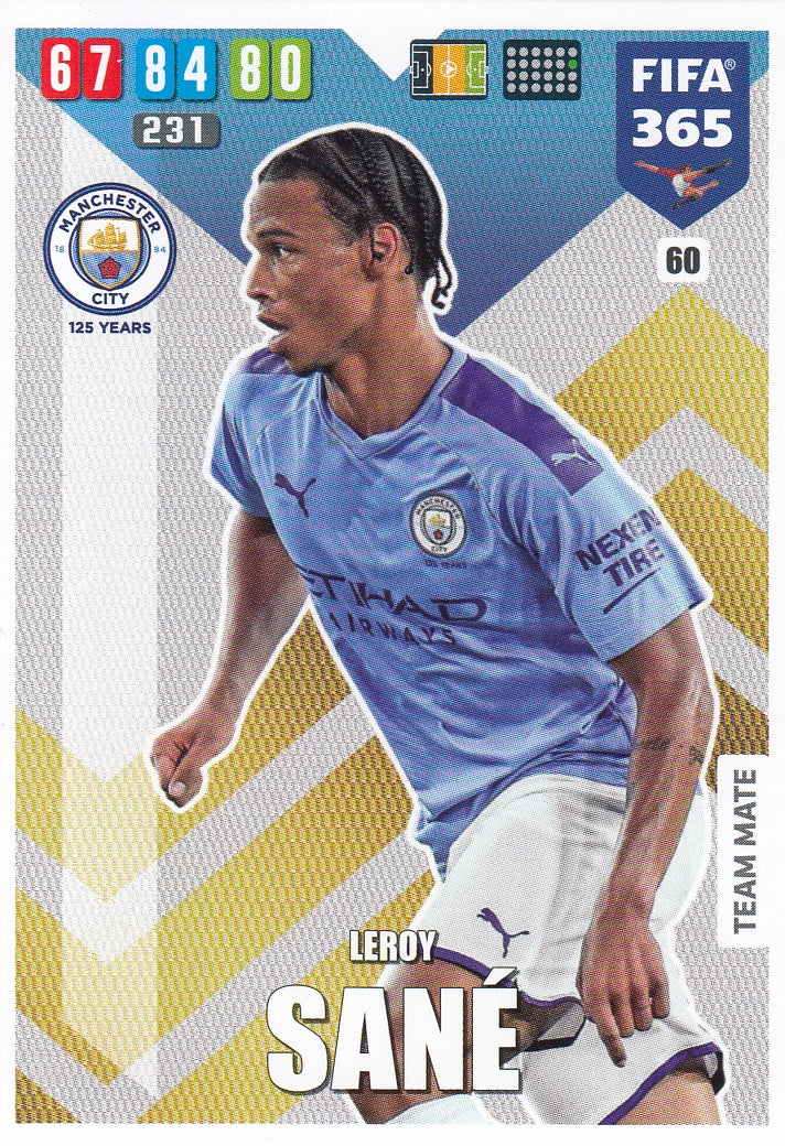 060. LEROY SANE - MANCHESTER CITY - TEAM MATE