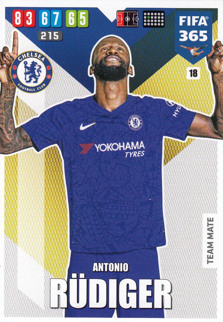 018. ANTONIO RÜDIGER - CHELSEA - TEAM MATE
