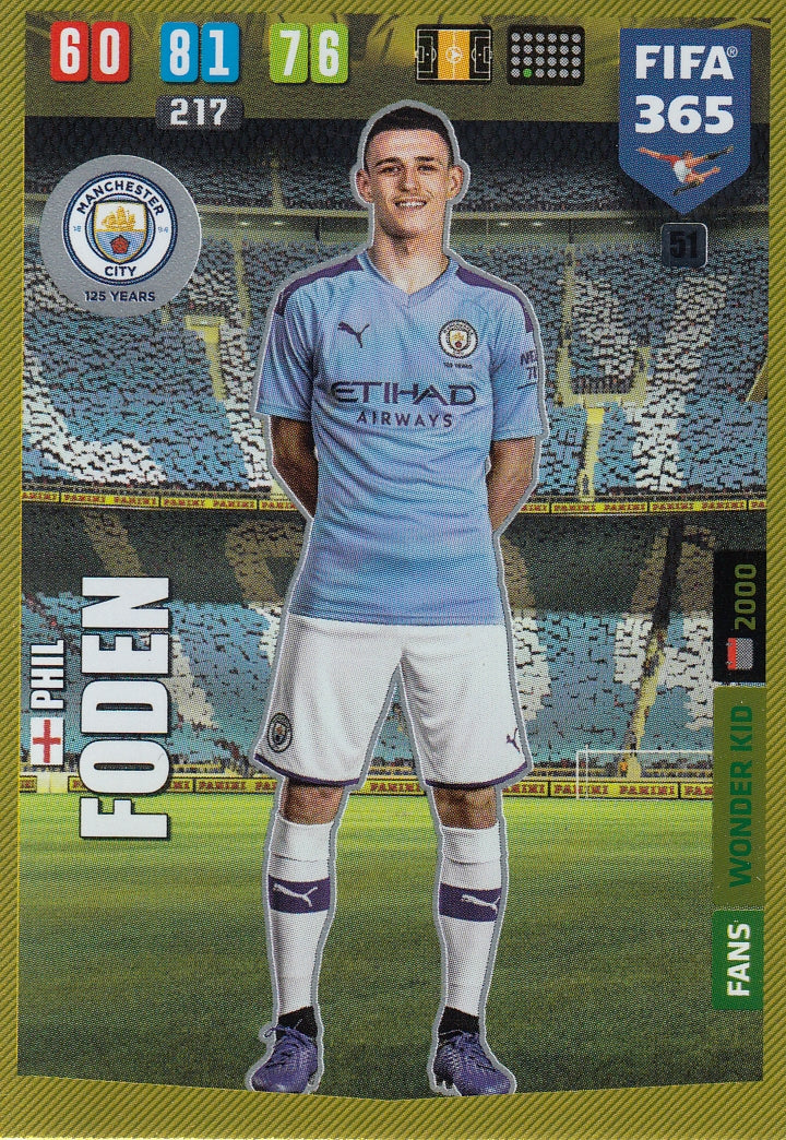 051. PHIL FODEN - MANCHESTER CITY - FANS WONDER KID