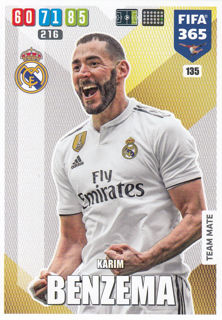 135. KARIM BENZEMA - REAL MADRID - TEAM MATE