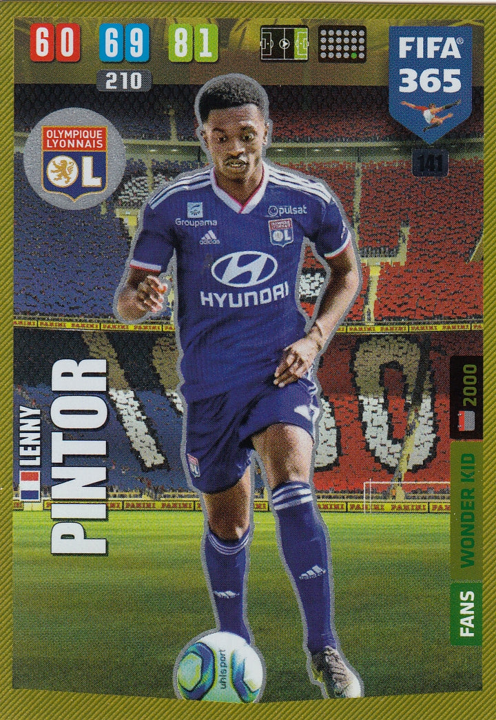 141. LENNY PINTOR - OLYMPIQUE LYONNAIS - FANS WONDER KID