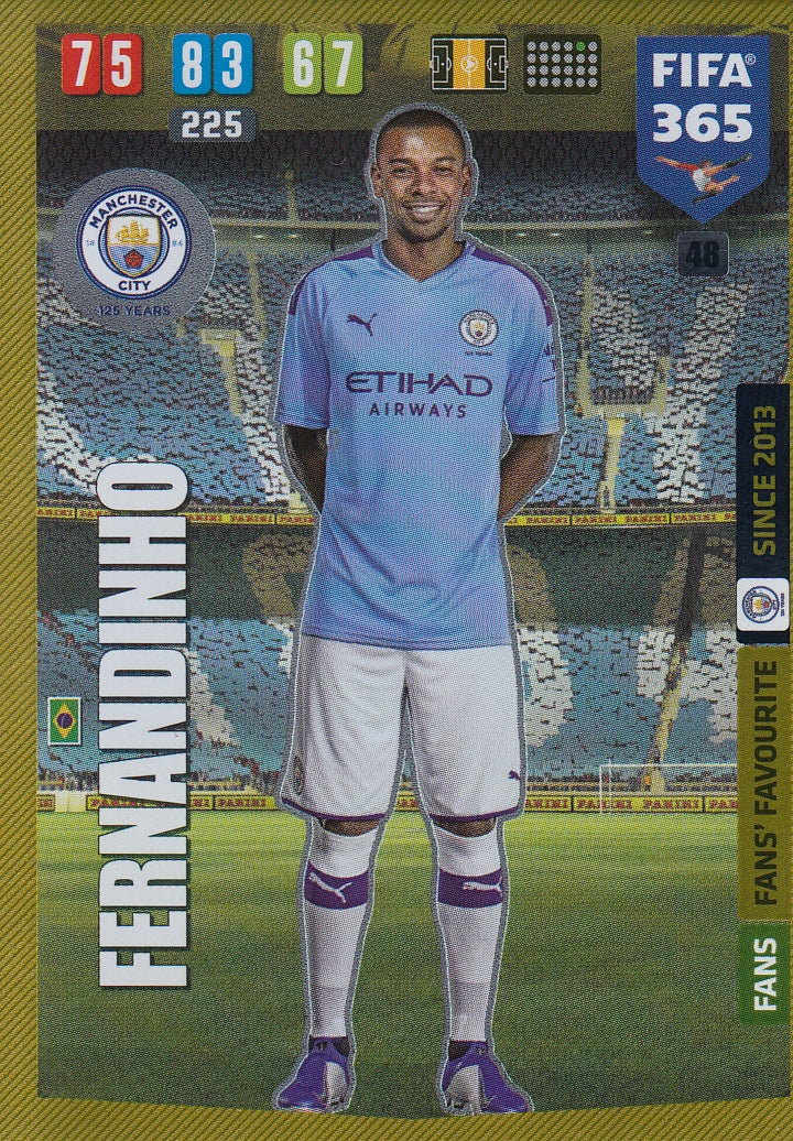 048. FERNANDINHO - MANCHESTER CITY - FANS FANS` FAVORITE