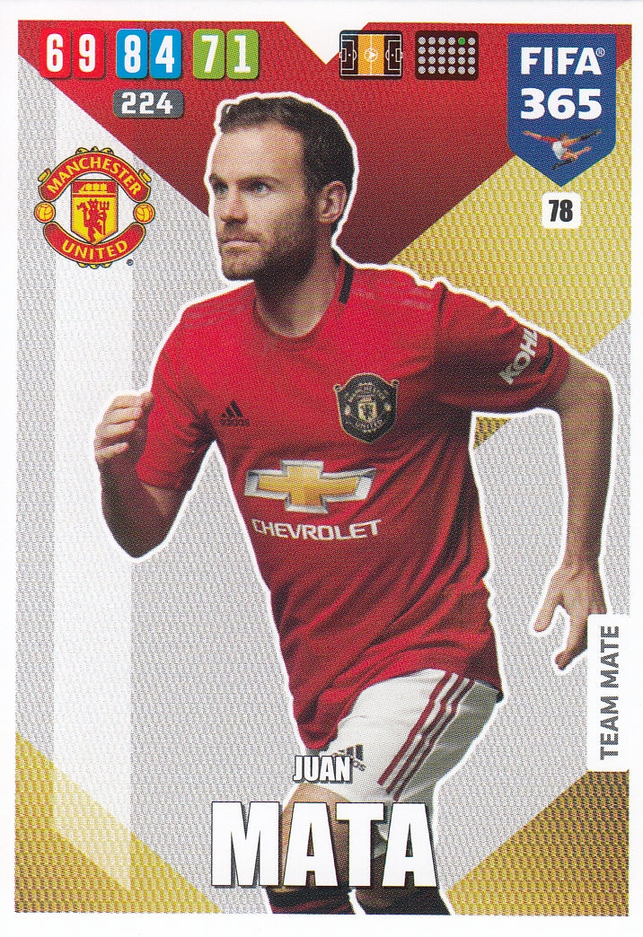 078. JUAN MATA - MANCHESTER UNITED - TEAM MATE