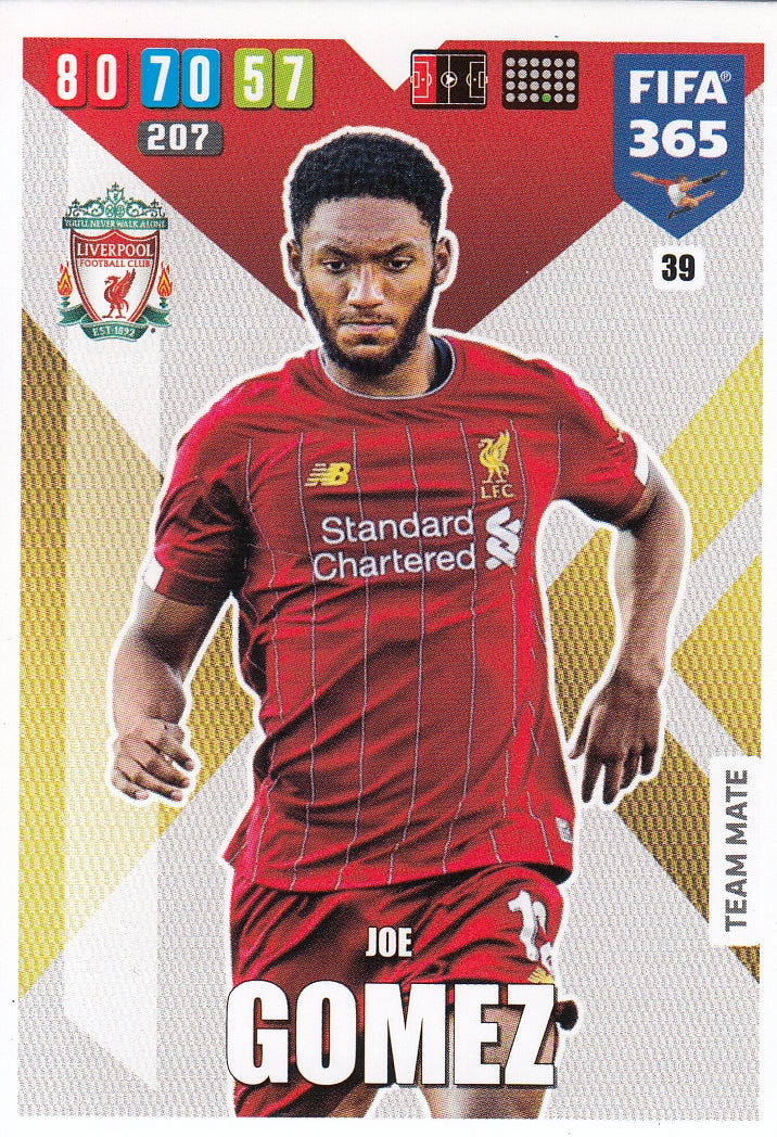 039. JOE GOMEZ - LIVERPOOL - TEAM MATE