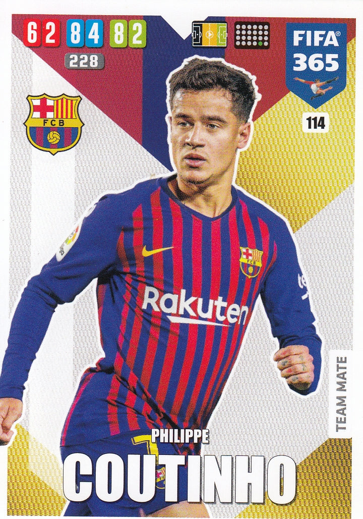 114. PHILIPPE COUTINHO - BARCELONA - TEAM MATE