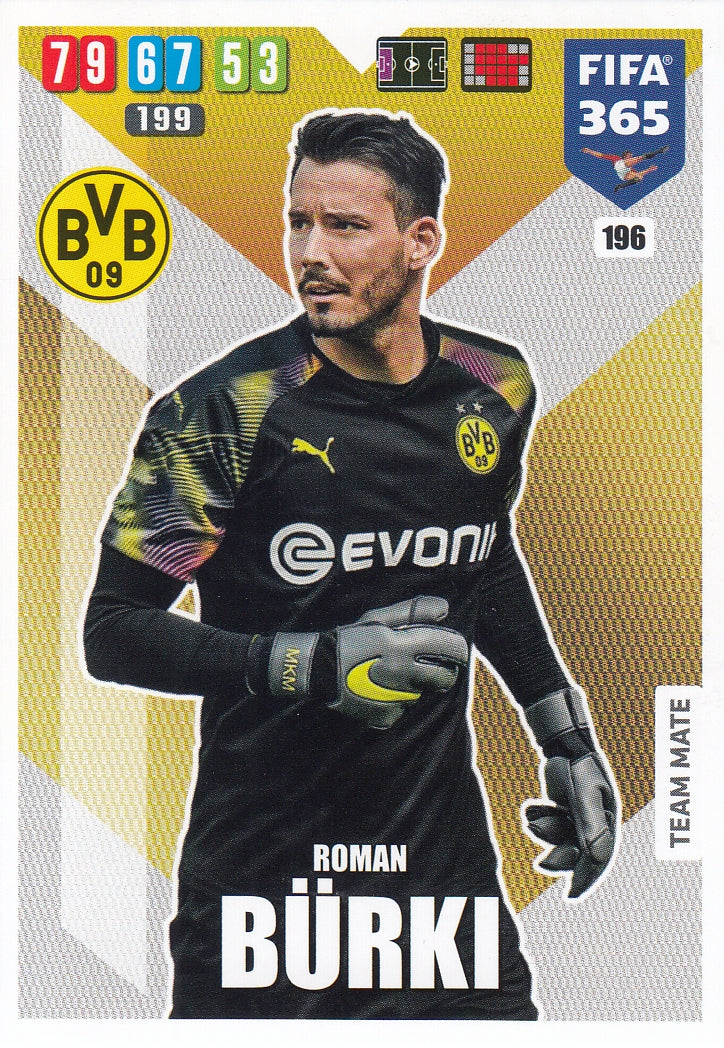 196. ROMAN BÜRKI - BORUSSIA DORTMUND - TEAM MATE