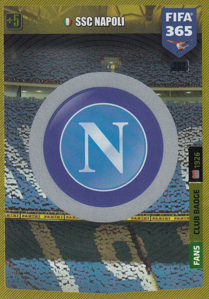 262. NAPOLI - FANS CLUB BADGE