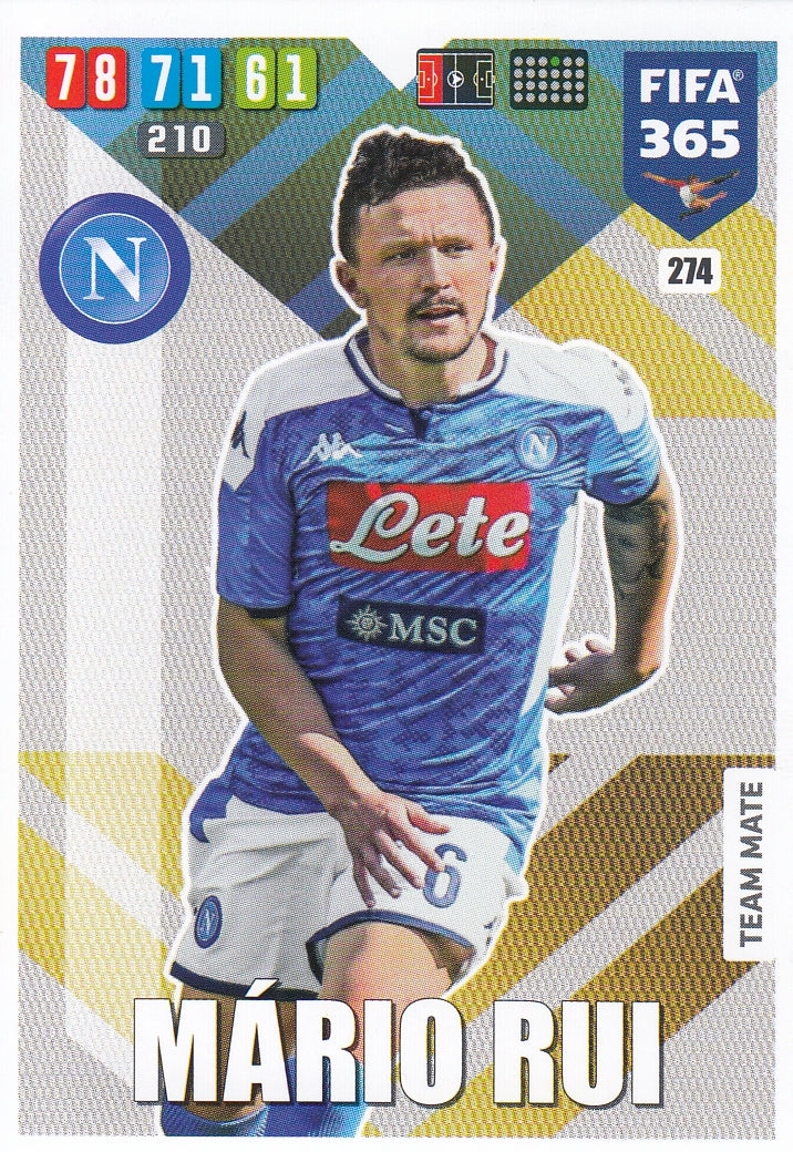 274. MARIO RUI - NAPOLI - TEAM MATE