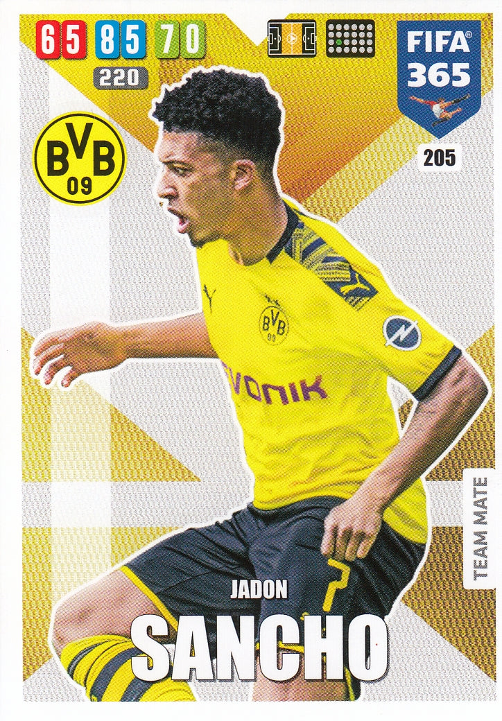 205. JADON SANCHO - BORUSSIA DORTMUND - TEAM MATE