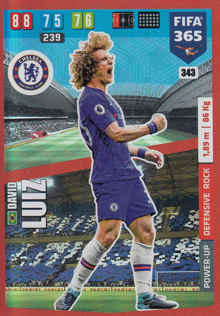 343. DAVID LUIZ - CHELSEA - POWER-UP DEFENSIVE ROCK