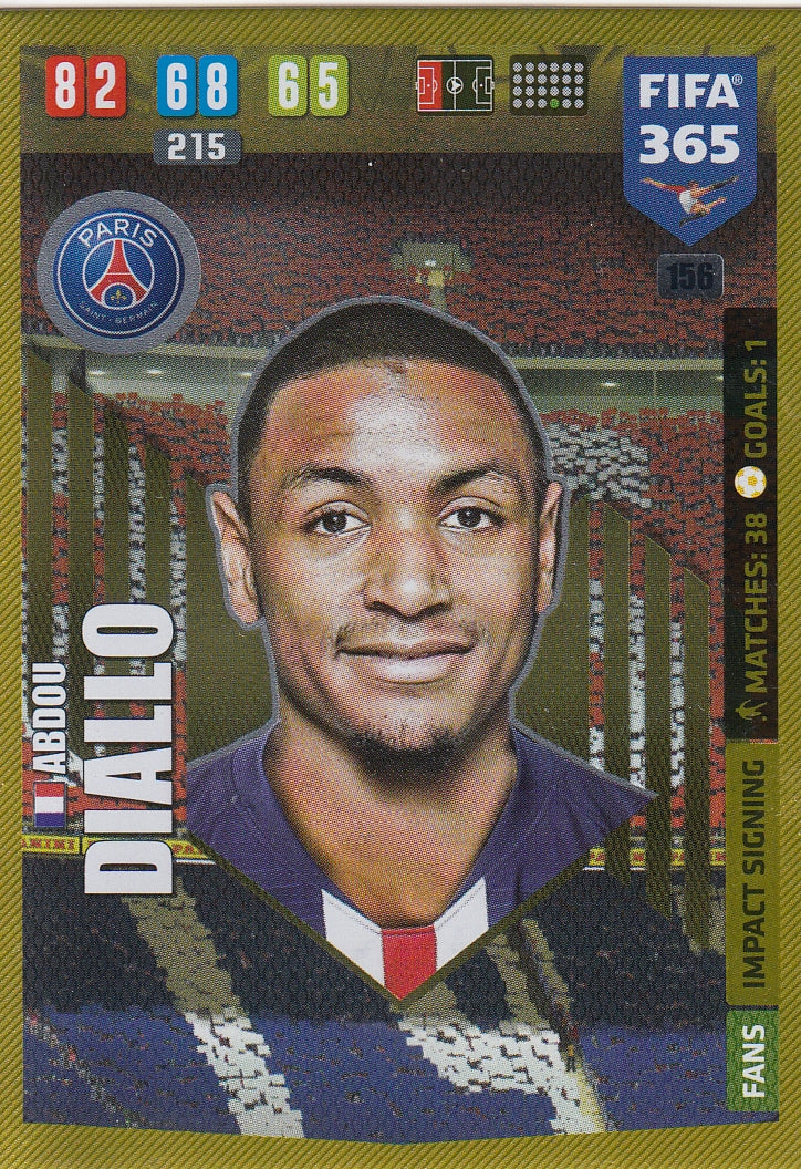 156. ABDOU DIALLO - PARIS SAINT-GERMAIN -  FANS IMPACT SIGNING