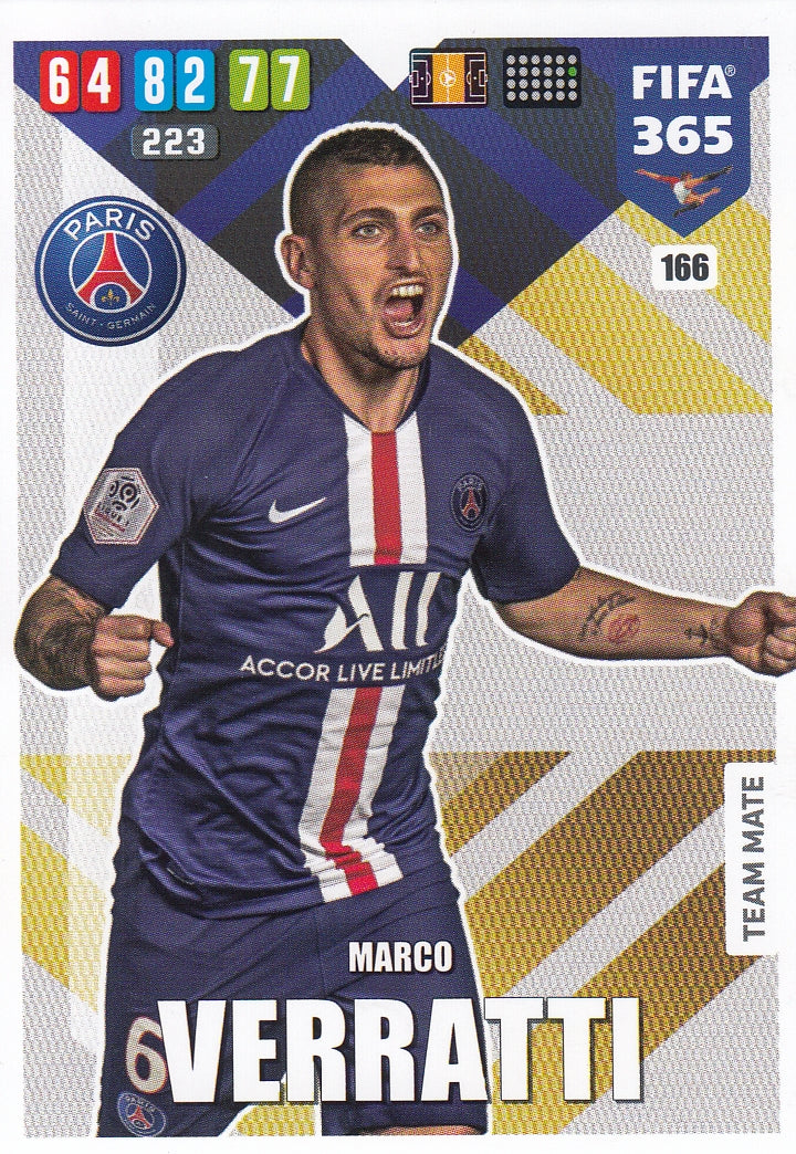 166. MARCO VERRATTI - PARIS SAINT-GERMAIN - TEAM MATE