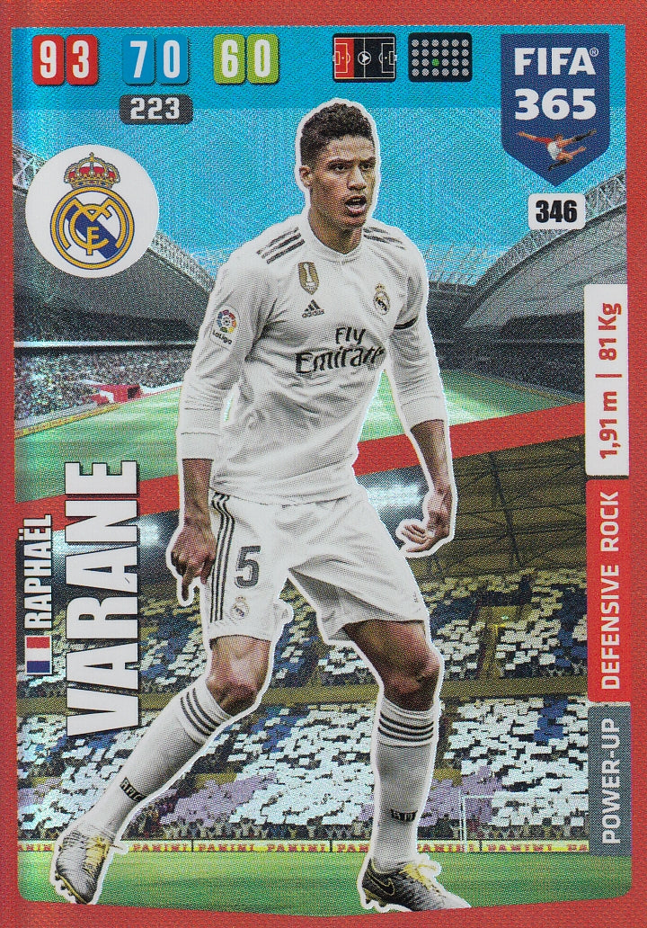 346. RAPHAËL VARANE - REAL MADRID - POWER-UP DEFENSIVE ROCK