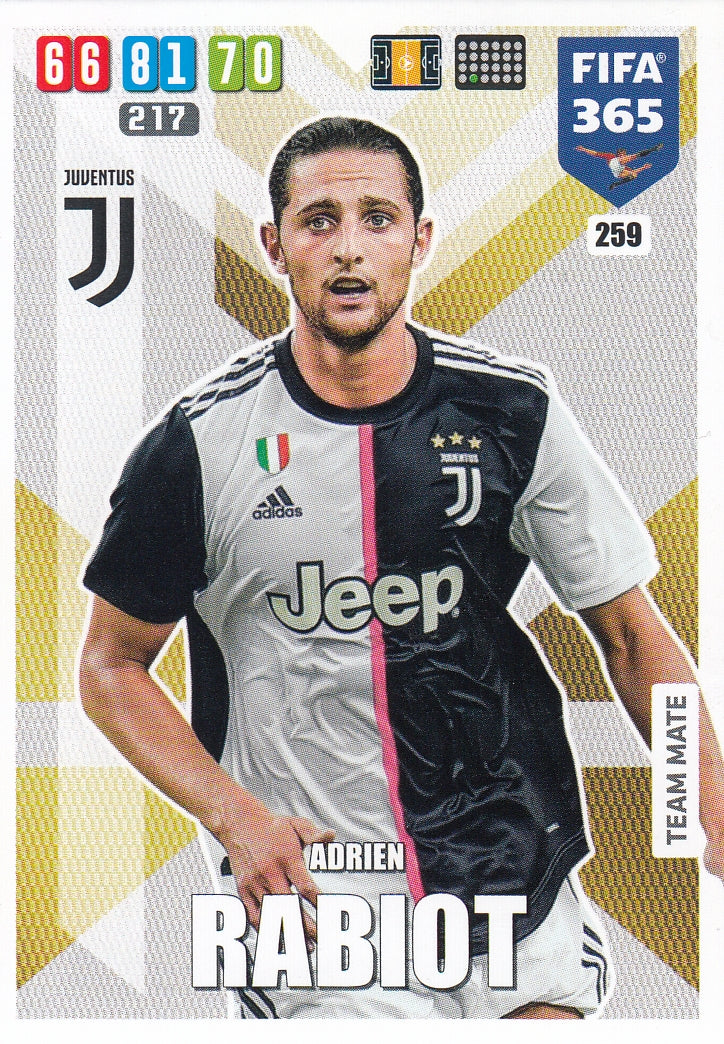 259. ADRIEN RABIOT - JUVENTUS - TEAM MATE