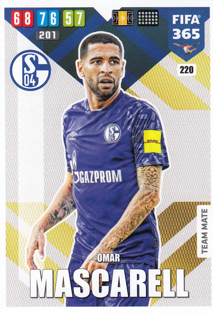 220. OMAR MASCARELL - SCHALKE 04 - TEAM MATE
