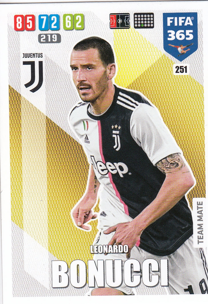 251. LEONARDO BONUCCI - JUVENTUS - TEAM MATE