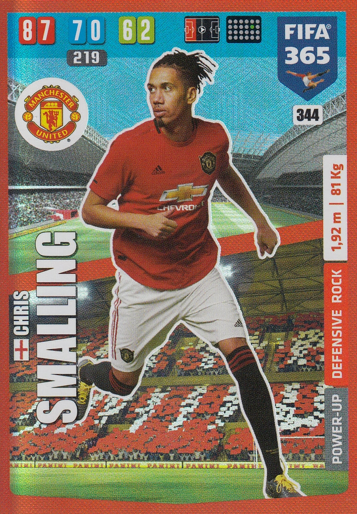344. CHRIS SMALLING - MANCHESTER UNITED - POWER-UP DEFENSIVE ROCK