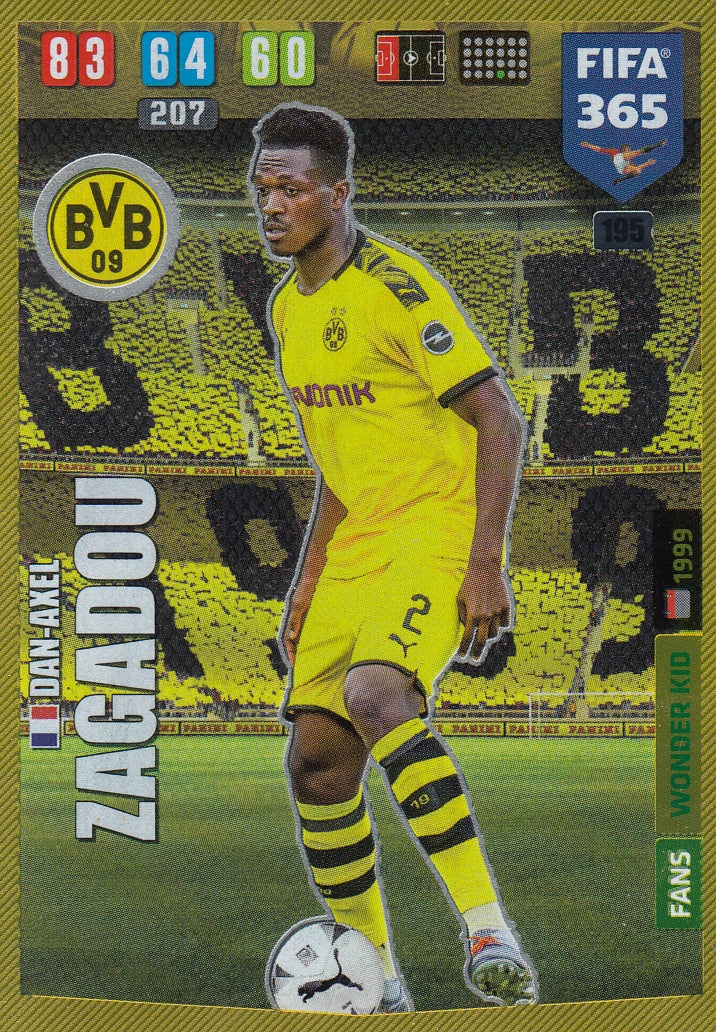 195. DAN-AXEL ZAGADOU - BORUSSIA DORTMUND - FANS WONDER KID