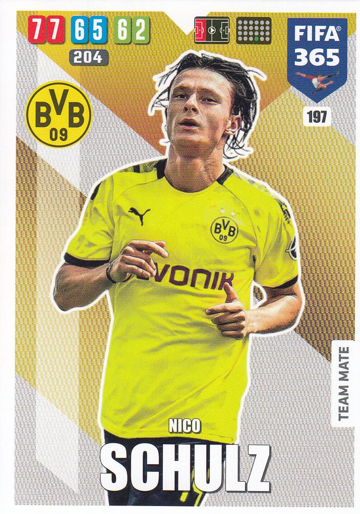 197. NICO SCHULZ - BORUSSIA DORTMUND - TEAM MATE