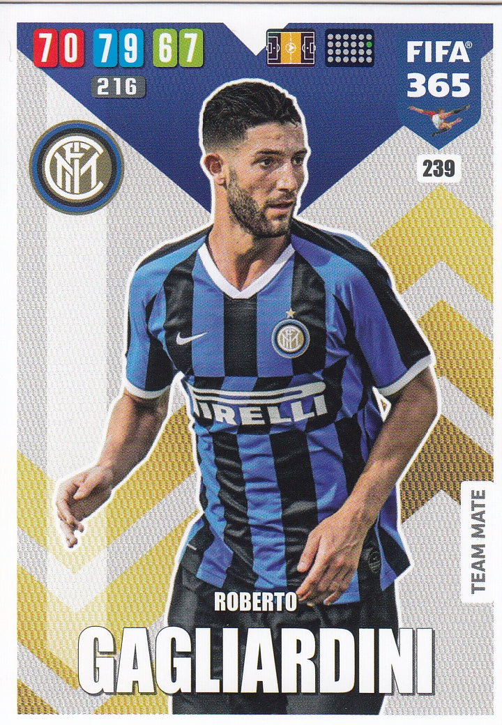 239. ROBERTO GAGLIARDINI - INTER - TEAM MATE
