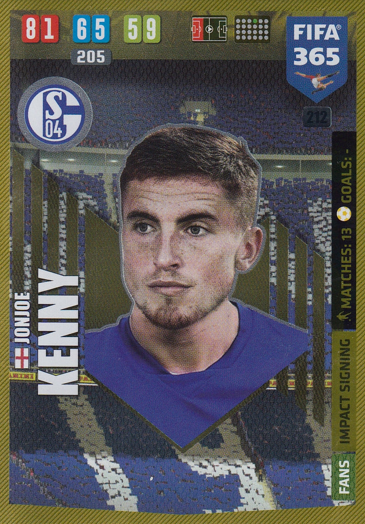 212. JONJOE KENNY - SCHALKE 04 - FANS IMPACT SIGNING