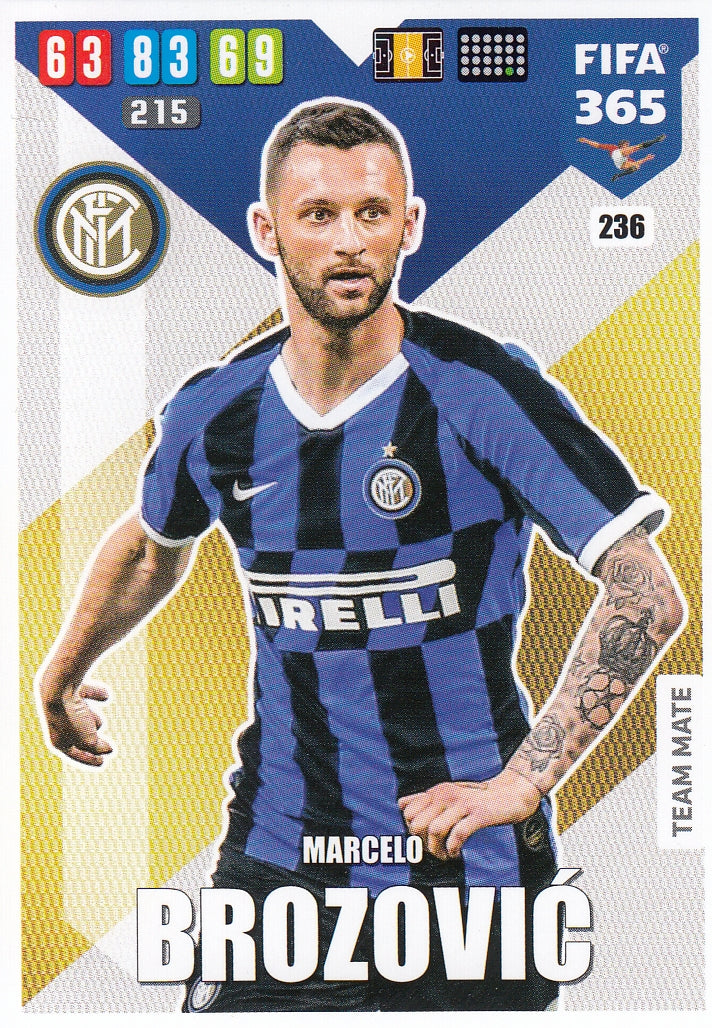 236. MARCELO BROZOVIC - INTER - TEAM MATE